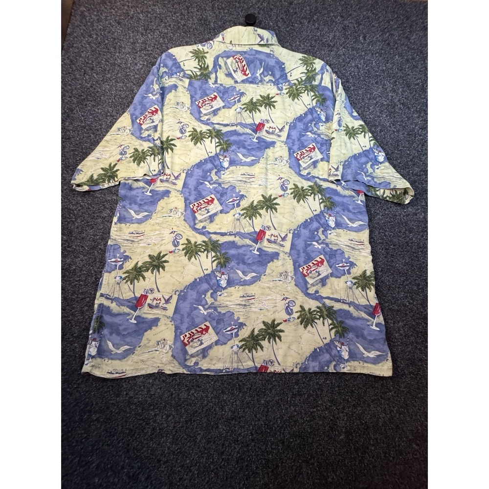 Vintage Mario Ferrari Men's Tropical Vacation Shirt - Large - Picture 5 of 5